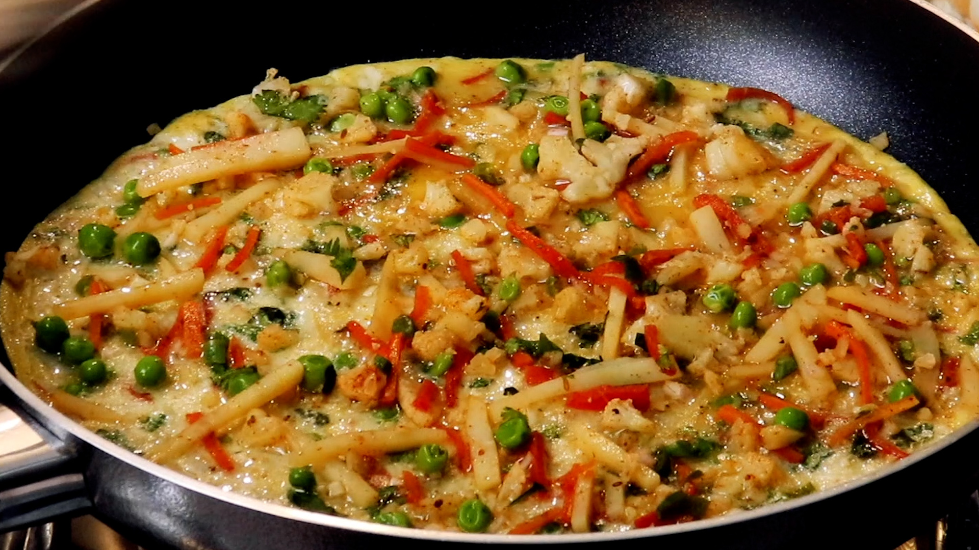 Vegetable Omelette Recipe