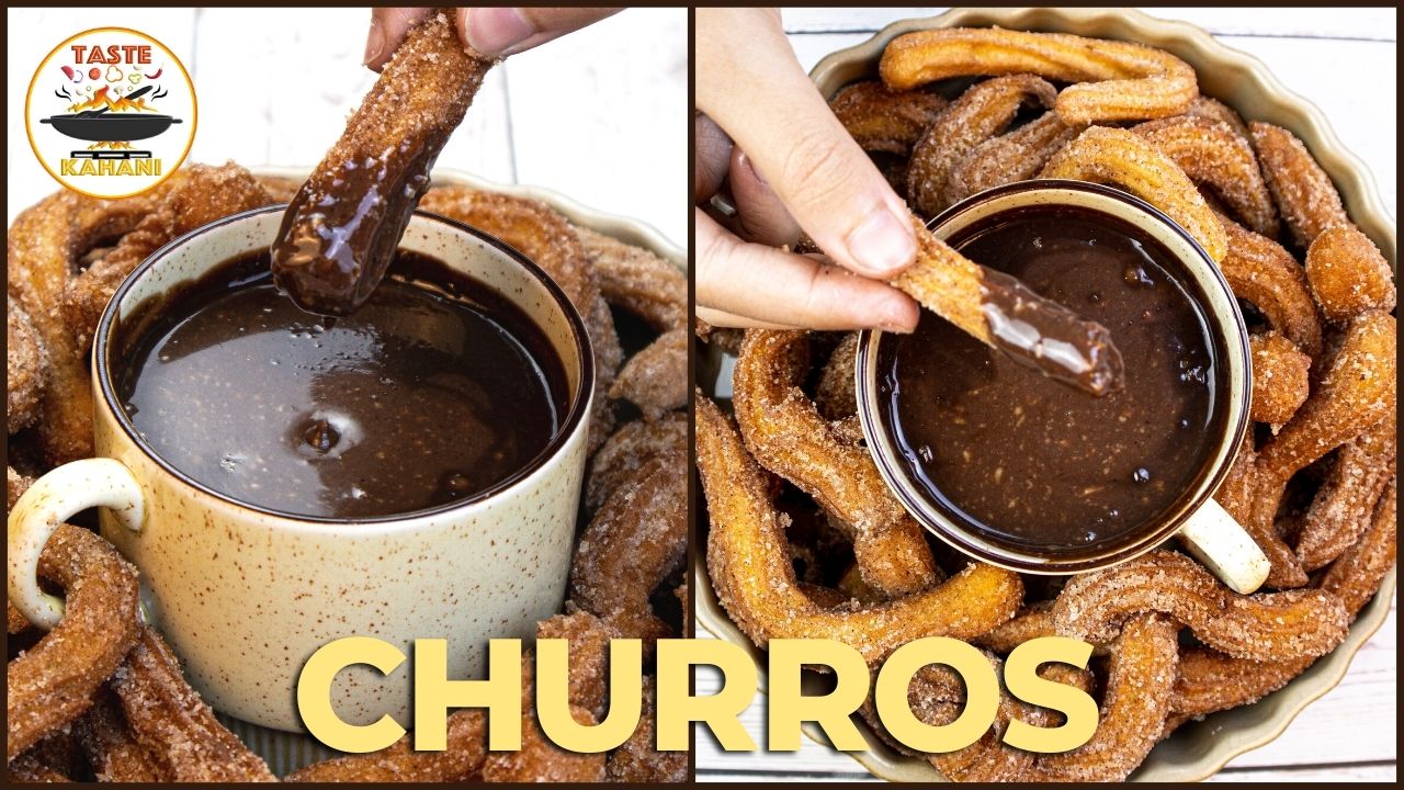 Churros with Chocolate Sauce Recipe